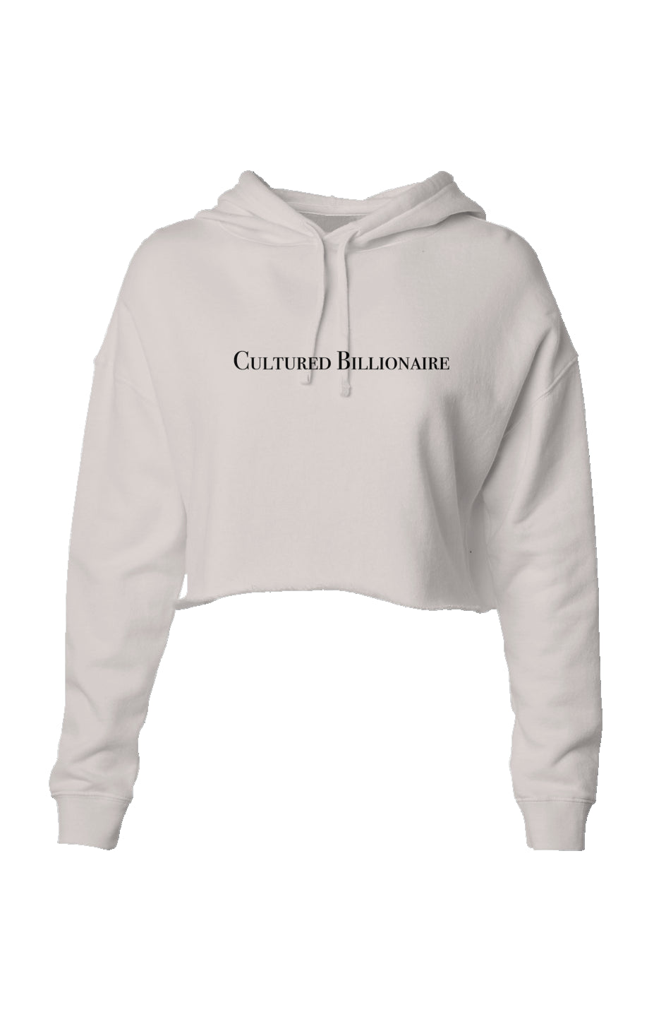 Classic Print Crop Hoodie