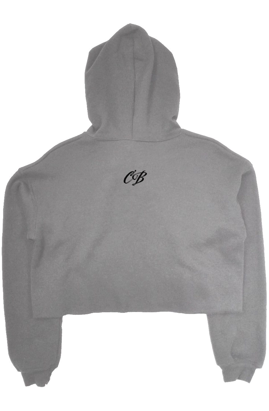 crop fleece hoodie
